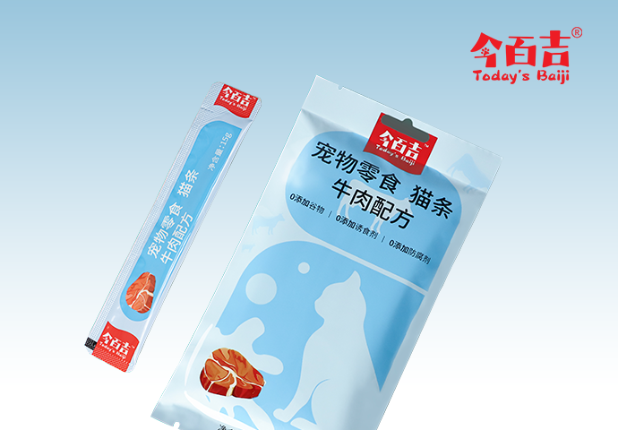 今百吉牛肉双拼零食猫条