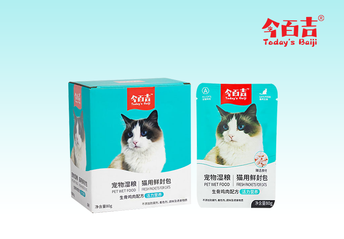 今百吉生骨鸡肉高性价比通用湿猫粮